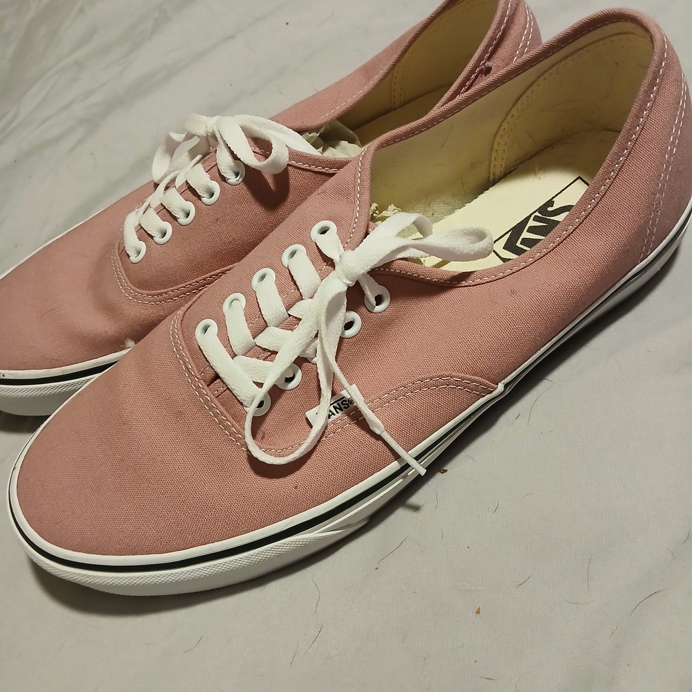Vans Classic Low-Top Canvas Sneakers - Dusty Rose with White